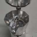 Mixpresso 3 Cup Moka Pot Cuban Coffee Maker, Moka Pot for Gas, Electric Stove Top, Classic Italian Coffee Maker, Stovetop Espresso Maker, Camping Pot Makes 3 Espresso Cup 5 Oz (Stainless Steel)