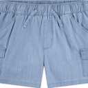 Hurley Girls Pull on Cargo Shorts (Blue, M)