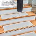 Carpet Stair Treads Non-Slip Geometric  9x30 (15-Pack) Runners for Wooden Steps