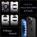 3 x TOCOL for iPhone 13 Pro Max Case, Full Camera Protection, Drop Protection, Compatible with Magsafe, Matte Phone Case for iPhone 13 Pro Max 6.7 inch (Matte Black)