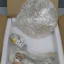 8" Plug in Pendant Light Corded Hanging Lights with Plug in Cord Hanging Lamp Plug in with 16.4 Ft Cord Mini Chandelier for Bedroom Kitchen Island Hallway Bathroom Closet (Gold)