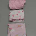 david's kids 3 Pack Bassinet Sheets, Ultra Soft Breathable Comfortable Baby Sheet Set for Girls Neutral, Univeral Fit for Most Cradle and Bassinet Mattress