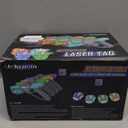 Rechargeable Laser Tag Set with Vests, Upgrade Laser Tag Guns Set of 4 with Mist Spray Effect & LED Digital, Multi Player Toy for Teen Boys & Girls, Indoor&Outdoor Toy Play Game Gift, Ages 8+