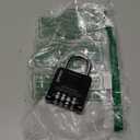 Combination Lock for Outdoor & Indoor | Heavy Duty, Weatherproof, 4-Digit Security | Padlock for Lockers, Gates, Fences, Sheds, Storage | 1-Pack, Black