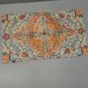 AVOIN colorlife Boho Throw Pillow Cover, 12 x 20 Inch Bohemia Ethnic Style Carpet Pattern Cushion Case for Sofa Couch (Orange)