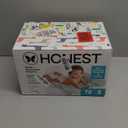 The Honest Company Comfort Dry Disposable Daytime Diapers for Sensitive Skin, Hypoallergenic, Fragrance-Free, Multi-Colored Giraffes + Barnyard Babies, Club Box, Size 2 (12-18 lbs), 72 Count