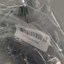 Electric Milk Frother for Matcha and Coffee, Handheld Battery Operated Drink Mixer with Stand, Stainless Steel Whisk, Black