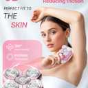Electric Razors for Women, 5-in-1 Rechargeable Body Shaver - Waterproof Wet Dry Hair Remover - Trimmer for Lady Face Underarms Bikini,Lips,arms, Legs