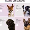 Dog Muzzle,Anti-Bite Adjustable Breathable Soft Muzzle for Small Medium Large Dogs - Vet Visits, Grooming & Training - Secure Fit, Lightweight Design,Allows Panting and Drinking