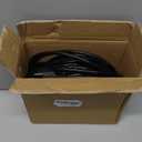 16AWG 10A 1250W 125V 100 Ft Outdoor Extension Cord Waterproof, Weatherproof & Flame Retardant Black 3 Prong Power Cord Outside for Lawn & Garden, SJTW ETL Listed