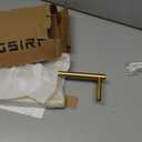 KOKOSIRI Bath Towel Bars 32-Inch Double Towel Rails Overlength Bathroom Racks for Cabinet Kitchen Brushed Gold Stainless Steel B5009BG-L32