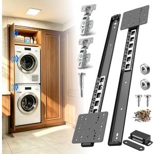 Pocket Door Slides, Soft Close Pocket Door Hardware, Magnetic Catch, 2 Pack | Quiet Smooth Track, Frameless Cabinets, 20 Inch, 39 Lbs Support, Space-saving System, Fit Inset Door