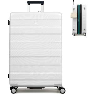 MILADA 28 Inch Large Expandable Checked Luggage Suitcases with Wheels