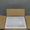 Vlando Jewelry Box for Women Girls,Jewelry Organzier,3 Drawers,Glass Lid Jewelry Organizer Storage for Gem Diamond Necklaces Rings Earrings Bracelets White