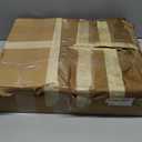 Extra Large Corner Bread Box for Kitchen Countertop, 16.5 inch Bamboo Double Layer Bread Storage with Glass Wavy Door Panel, Eco-Friendly and Stylish Design