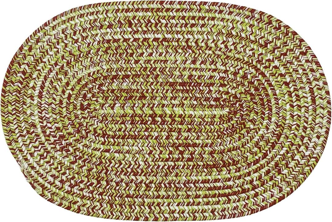 Colonial Mills Holiday-Vibes Braided Tweed Rug - Vibe Multi 27" x 46"