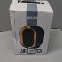 Indoor Electric Portable Space Heater, 1200W Personal Desk Heater, Fast Quiet Heating Ceramic for Large Room,Bedroom and Office Use (White)