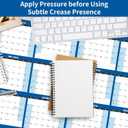 2 PCS 2026 Wall Calendar,Large XL 32" x 48" Laminated 2-Side Horizontal/Vertical | Wet & Dry Erase | Yearly Wall Hanging Calendars Thick Paper 12 Month Annual Planner for Office/Family/College (Blue)