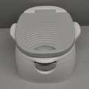 Munchkin 3-in-1 Multistage Potty Seat | Training Seat, Potty and Removable Safety Step Stool for Toddlers, Kids and Babies | Grey