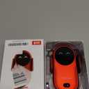 Wireless Car Charger Mount, Cute Car Phone Holder, Automatic Clamping Air Vent Dashboard Smart Phone Holder for iPhone 15/14/13/12/11//XS/XR/8, Samsung S23/22/21/20/Note 20 (Red)