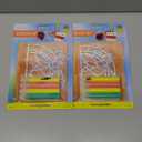 Creativity for Kids Window Art Fun Fruits - Paint and Decorate 2 Suncatchers, Create Your Own Window Art for Kids, 2 Pack