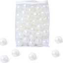 Ball Pit Balls for Kids, Plastic Refill 2.2 Inch Balls, 100 Pack, Bright Colors, Phthalate and BPA Free, Includes a Reusable Storage Bag with Zipper