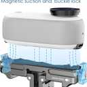 Fotoleey Magnetic Quick Release Mount for Insta360 Go 3S, Go3 with Screen Protector and Lens Protector