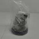 Halloween Decorations Indoor, Lighted Skull in Plastic Dome Cloche with Bat, Gothic Decor Cute Spooky Halloween Ghost Decor for Tabletop Mantel Display