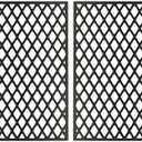 Utheer Cast Iron Grill Grate for Pit Boss 820 850 Series Grill, Pit Boss 820 Series Wood Pellet Grills, Fit Pit Boss Pro Series II 850 Wood Pellet Grill, Pit Boss Grill Replacement Parts, 2 Pack