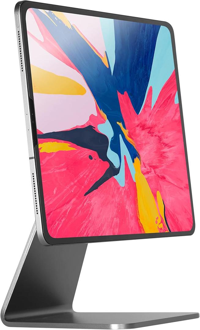 High Stability iPad Pro Magnetic Stand Mount for Apple iPad Pro 13'' (M4&M5). Grey