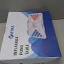 NAYUNA Floaty with Cooler & 20 Party Cups - Inflatable Pool Table Summer Party Pool Games Accessories for Adults 6 Feet Inflatable Pool Lounge Float, 4 Ping Pong Balls, 20 Cups