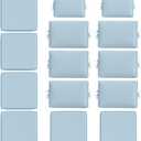 14 Pcs Outdoor Cushion Slipcovers All-Weather Patio Cushion Covers, Replacement Waterproof with Zipper for Patio Furniture, Sectional Couch 3 Sizes, Covers Only