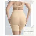 Esa Liang Shapewear for Women Tummy Control, High Waisted Girdles Shapewear Shorts Thigh Slimmer, Body Shaper Under Dress, Small, Nude