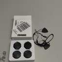 Tracker Tag for Android 4 Pack Luggage Tracker Tags Compatible with Google Find Hub App (Android Only) Bluetooth Tracker Key Finder and Item Locator for Wallets, Backpack, Suitcases-Black