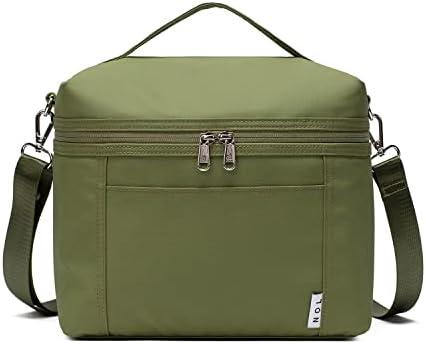 NOL Natural Organic Lifestyle Insulated Lunch Bags for Women Cooler Bag Lightweight Nylon Waterproof Lunch Box For Work NOL Natural Organic Lifestyle Insulated Lunch Bags for Women Cooler Bag Lightweight Nylon Waterproof Lunch Box For Work