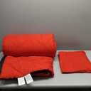 Red and Black King Comforter, Soft Bedding Sets for All Seasons - 3 Pieces - 1 Comforter (82"x42") and 2 Pillow Shams(22"x30")