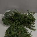 2Pcs Christmas Norfolk Pine Garlands, 6Ft Real Touch Artificial Faux Winter Dense Greenery Garland for Table Mantle Fireplace Wall Fence Stair Window Xmas Wreath Indoor Outdoor Holiday Decoration