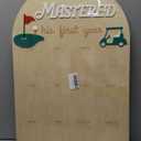 His First Year Golf Photo Board - Hole in One Party Photo Decorations,1st Birthday Photo Wood Board, Golf Prince 1 to 12 Months Photos Display,Golf Themed Monthly Milestone Photos Sign