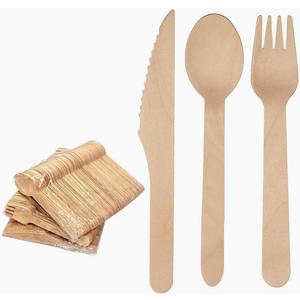 Dinnerware Kit Includes Forks, Knives and Spoons for Brithday Party Camping