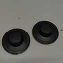 (2 Pack) Exact Replacement for InSinkErator STP-PL/STPPL Black Rubber Sink Stopper for Garbage Disposal  Compatible with Standard 3-1/2" Drains from Kohler, Waste King, Whirlpool, and More (Black Sink Stopper)