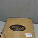 GENMOUS Woven Placemats Set of 10,12" Round Placemats Natural Water Hyacinth Boho Placemats,Farmhouse Rattan Chargers for Dinner Plates,Rustic Braided Wicker Table Mats for Dining Table,Home,Wedding