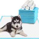 Pet Training and Puppy Pads 24"x24" (75 Count), Super Absorbent Pee Pads for Dogs, Leak-Proof Dog Potty Training Pads for Puppies, Cats, Rabbits, Disposable Pet Pads for Housetraining