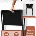 Mocomax Canvas Art Print Rack, Portable Folding Art Display Stand for Painting, Posters, Artwork, Prints, Canvas, Panels, Art Storage Drying Rack in Artist Galleries, Studios, 22.4"Wx25.8"Dx40.5"H (M), Medium