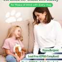 2 x Heatable Weighted Plush Puppy Dog  Cozy Comfort & Security, Soothing Stuffed Animal for Kids & Toddlers, Compact 1.5 lbs  Perfect for Cuddles!