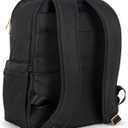 JuJuBe New Classic Diaper Bag Backpack with Portable Changing Pad, Stroller Straps, Large Travel Backpack for Boy or Girl, Carrying Baby Bottles, Wipes, Diapers, Pacifiers, Black, Mothers Day GIft, 16" H x 12.25" W x 6" D