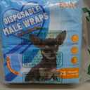 Bestle Male Dog Wrap, Disposable Dog Diapers, 40 Count, XS (Waist 10.6-16.6), Wetness Indicator, Ultra Protection, Leak Proof, Super Absorbent, Soft