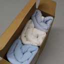 3-Pack Organic Baby Swaddle Sleep Sacks - Swaddles for Newborns, Infant 3-6 Months, Baby Girls, Boys, Soft & Snug Newborn Sleep Sack, Nursery Swaddling Blankets (ABC Land Cloud, Large)