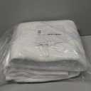 Cozy Earth Waffle Bath Towels - 60% Cotton 40% Viscose from Bamboo Bath Towels 30 x 58 Inches - Soft & Absorbent Terry, Reversible Mini Textured Waffle & Weave Pattern - 2 Pack (White)