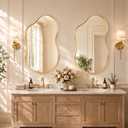 Bathroom Mirror for Over Sink-Gold Home Decor Wall Mirror 20"x 36" Single