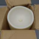 6" x 12" Extra Large Waterproof Outdoor Flameless Candle with Auto 6 Hour Timer, Battery Operated LED Pillar Candle for Lantern, Front Porch, Ivory Plastic, Long Last for 6 Month